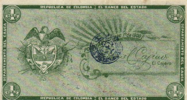 1 Peso 1.10.1900